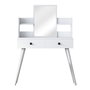 Hanah Home BJ102 - 2232 Mesa de Maquillaje Blanca con Espejo